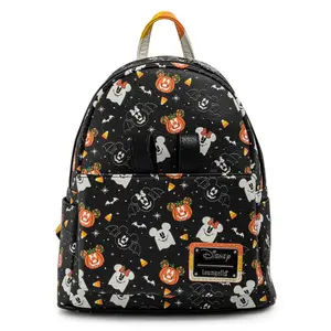 Girl's backpack with headband Loungefly Loungefly Disney Mickey and minnie Spooky Halloween image-2