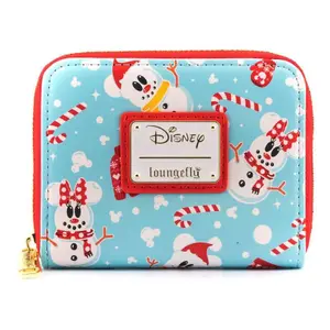 Girl's wallet Loungefly Disney Snowman Mickey Minnie image-1