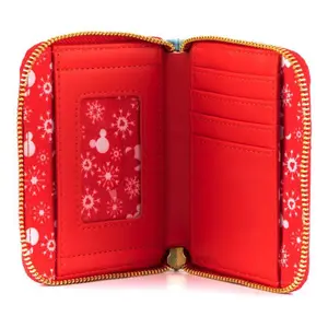 Girl's wallet Loungefly Disney Snowman Mickey Minnie image-2