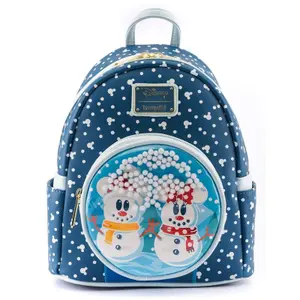 Mochila de menina Loungefly Disney Snowman Mickey Minnie