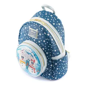 Mochila de menina Loungefly Disney Snowman Mickey Minnie image-3