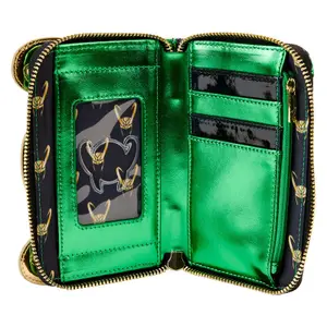 Girl's wallet Loungefly Marvel Loki metallic image-1