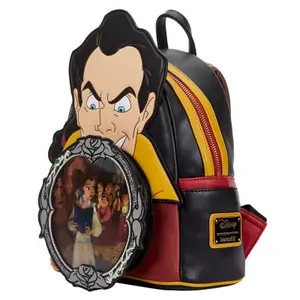 Mochila de criança Loungefly Disney Beauty and the Beast Villains Gaston Scene