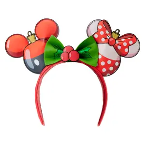 Κορίτσι ζώνη κεφαλής Loungefly Disney Mickey & Minnie Christmas ear image-0