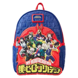Ryggsäck för barn Loungefly My Hero Academia Group Debossed Logo image-1