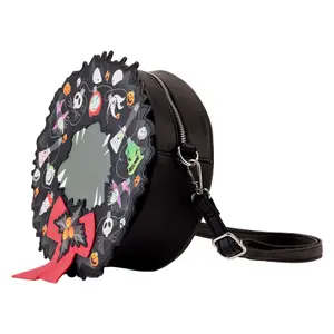 Girl's shoulder Bag Loungefly Disney Nightmare Before Christmas Wreath String Lights Glow