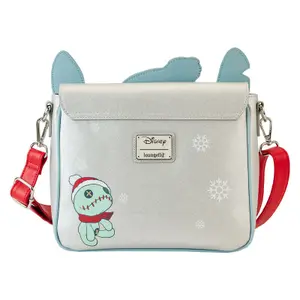 Girl's shoulder Bag Loungefly Disney Stitch Holiday glitter image-1