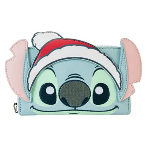 Girl's wallet Loungefly Disney Stitch Holiday glitter image-0