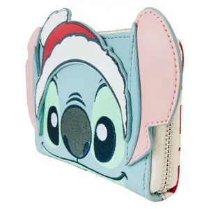 Girl's wallet Loungefly Disney Stitch Holiday glitter image-1