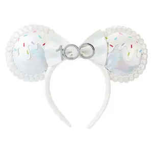 Girl's headband Loungefly Disney 100 Anniversary Celebration Cake ears image-0