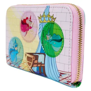 Girl's wallet Loungefly Disney Sleeping Beauty Castle Three Good Fairies Stained Glass image-2