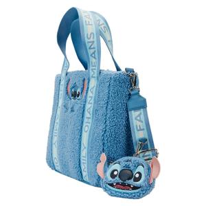 Borsa a tracolla in peluche Loungefly Loungefly Disney Stitch image-2