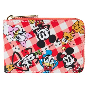Girl's wallet Loungefly Disney Mickey & Friends Picnic Blanket accordion image-0