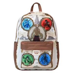Mini mochila Loungefly Nickelodeon - Nylon Full-Size Avatar: The Last Airbender Bending Arts