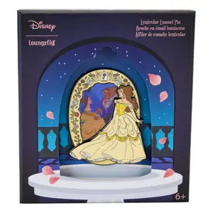 Emaliowane szpilki z efektem 3D Loungefly Disney Belle image-0