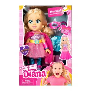 Doll Love Diana Princesa/Superhero 33 cm image-1