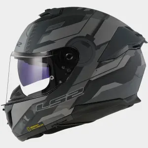 Casco integrale da moto LS2 FF808 Stream II Shadow image-0