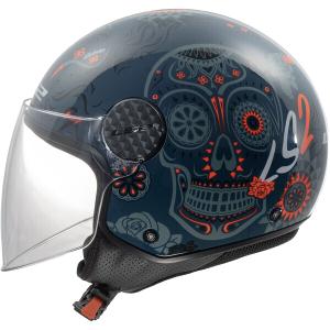 Casco da moto jet LS2 OF558 Sphere II Maxca