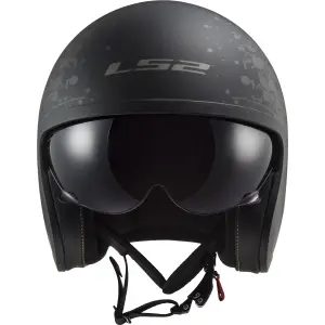 Casque moto jet LS2 OF599 Spitfire II image-1