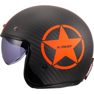 Jet-Motorradhelm LS2 OF601 Bob II C Star