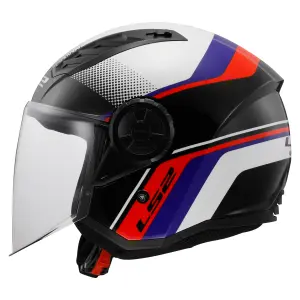 Casco de moto Jet LS2 OF616 Airflow II Rush image-0