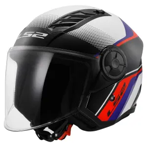 Casco de moto Jet LS2 OF616 Airflow II Rush image-1