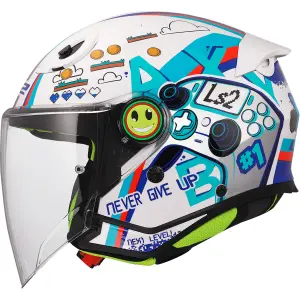 Casco jet infantil LS2 OF622 Funny II Next Level