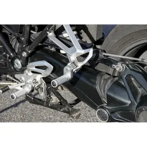 Adjustable rear motorcycle footrest support LSL image-0