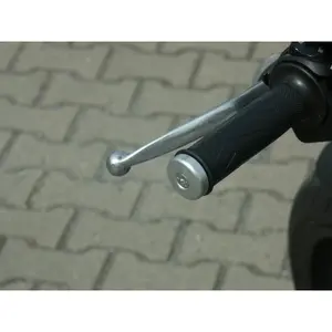 Dual-color aluminum handlebar ends LSL