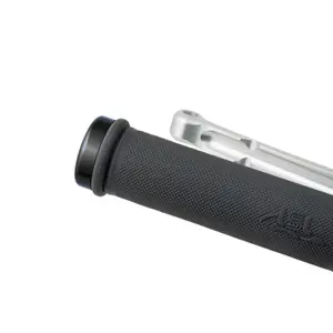 Flat cap aluminum handlebar ends LSL