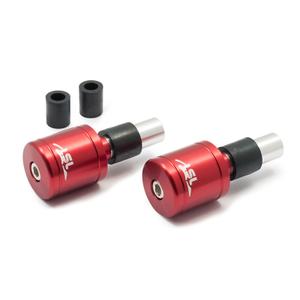 Extremidades cilíndricas do guiador em alumínio com logótipo LSL image-0