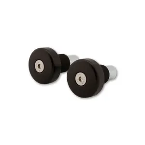 Flat cap motorcycle handlebar end LSL Steel image-0