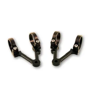 Pattes de phare moto courtes rotatives,avec fixation de clignotants LSL image-0