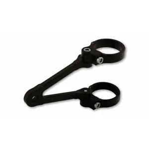 Rotating long motorcycle headlight clamps, without turn signal attachment LSL image-1