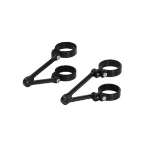 Long motorcycle headlight brackets, without indicator support LSL image-0