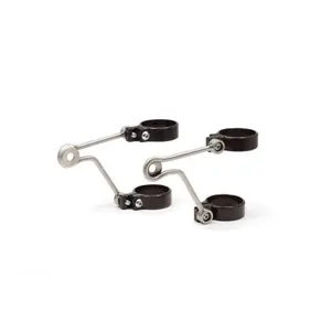 Stainless steel motorcycle headlight brackets without flasher bracket LSL image-0