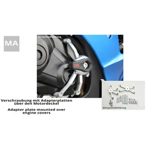 Σετ συναρμολόγησης LSL Crash Pad 1050 Speed Triple 05-11/Tiger 1050, image-0