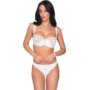 Sujetador balconeta mitad taza mujer Luna Melody Mariage image-3