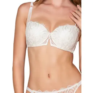 Sujetador balconnet preformado mujer Luna Lilium Mariage image-6