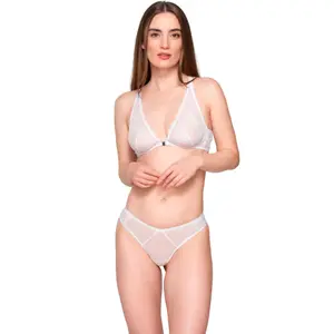 Sujetador triángulo con aros para mujer Luna Pearl image-3