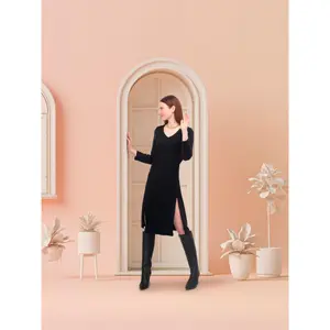 Sukienka midi z rozcięciem dla kobiet Luna Sweetened image-6