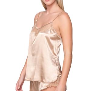 Nuisette caraco fines bretelles femme Luna Prestige Satin image-1