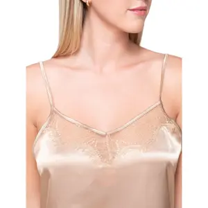 Nuisette caraco fines bretelles femme Luna Prestige Satin image-6