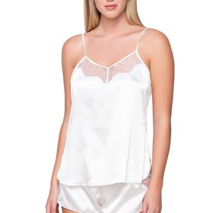 Nuisette caraco fines bretelles femme Luna Prestige Satin image-0
