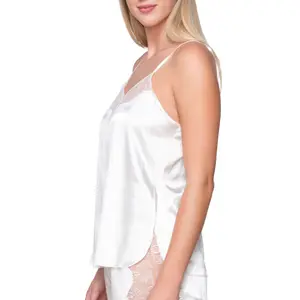 Nuisette caraco fines bretelles femme Luna Prestige Satin image-4