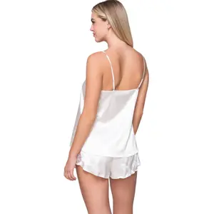 Nuisette caraco fines bretelles femme Luna Prestige Satin image-3