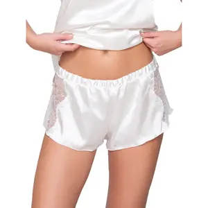 Pijama curto de cetim para mulher Luna Prestige image-0