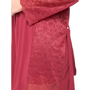 Damen Kimono mit langen Spitzenärmeln Luna Micro Touch Lace image-5