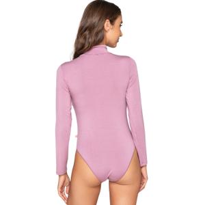 High-neck bodysuit with long sleeves for women Luna Micro Touch Comfort image-1