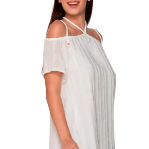 Sukienka midi z opadającymi ramionami dla kobiet Luna Praise image-3